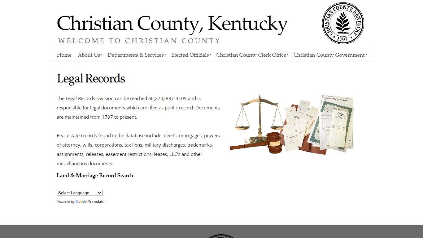 Christian County Legal Records